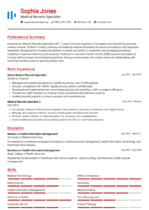 32 Medical Records Specialist Resume Examples For 2024 Proven Tips