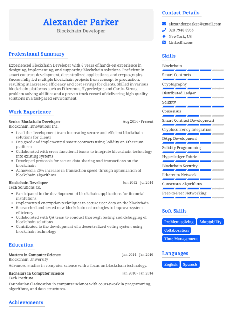 Ambitious-CV-Template