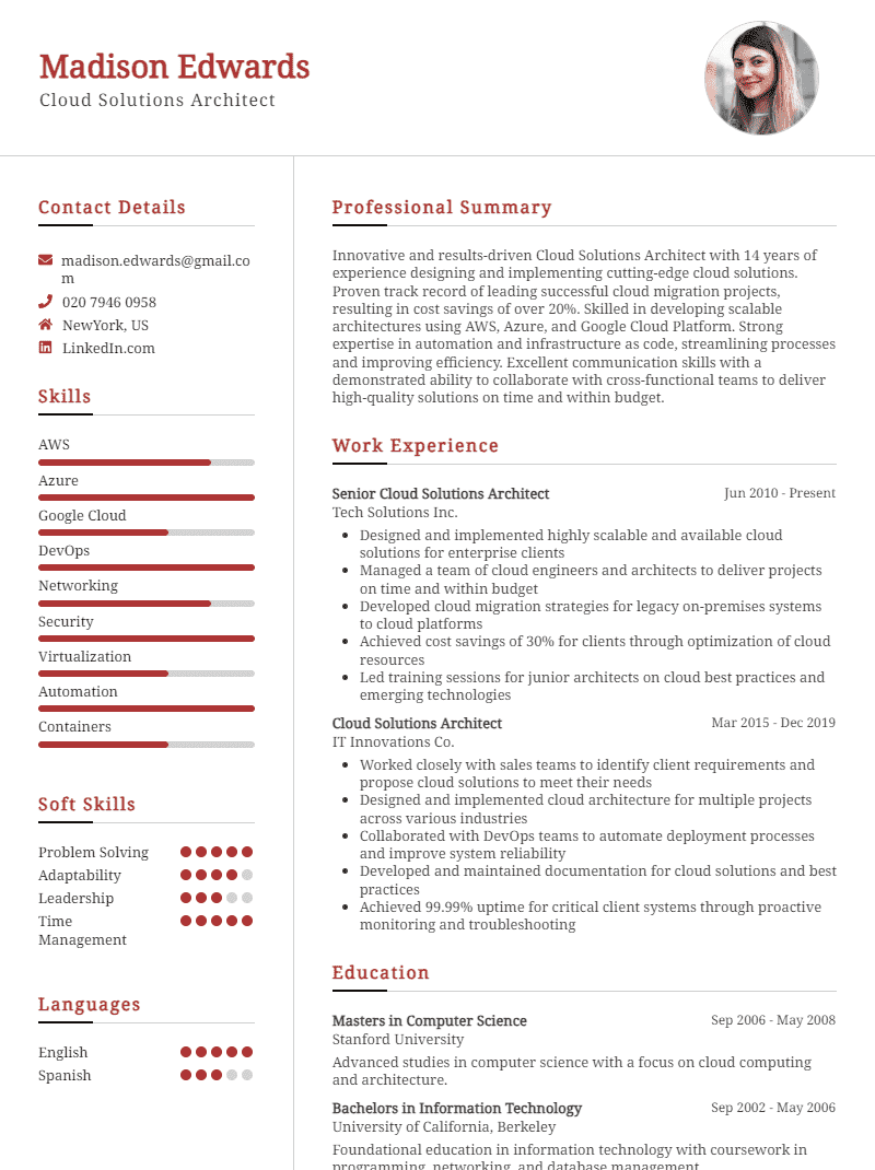 Classic CV Templates - CVDesigner.ai