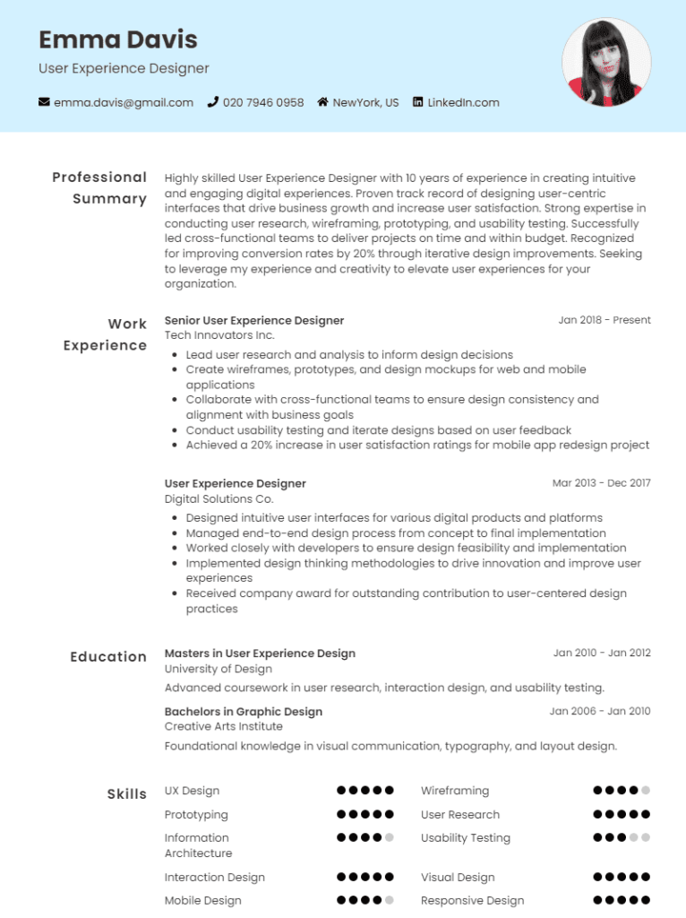 Expertise-CV-Template