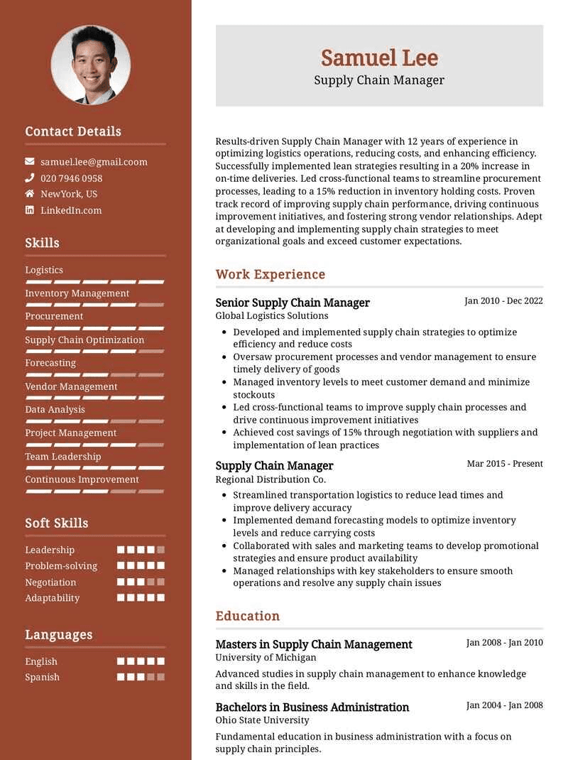 Modern CV Template