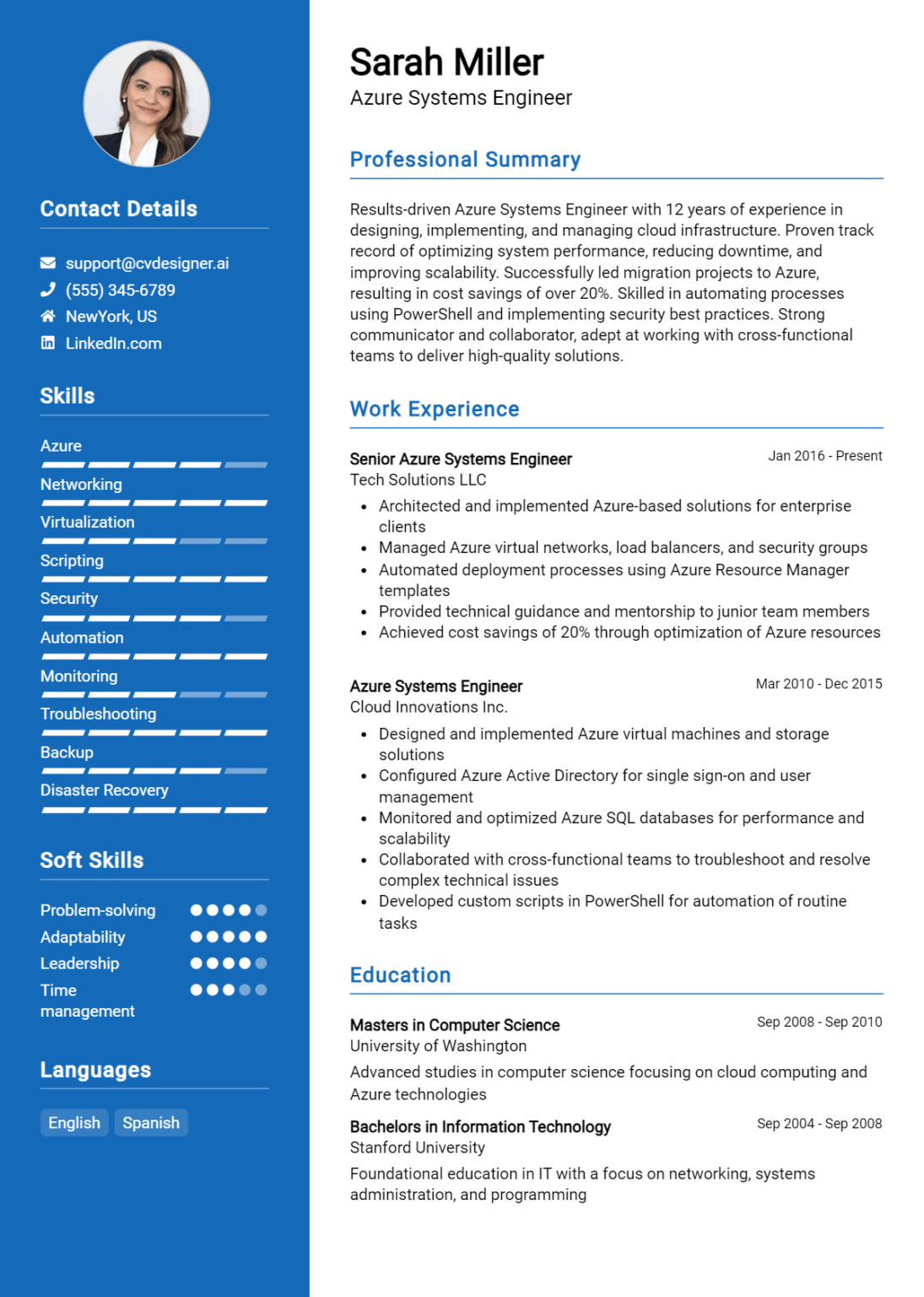 10 Azure DevOps Engineer Resume Examples for 2024: Tips & Templates ...