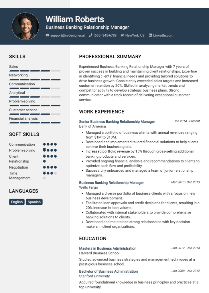 12 Banking Assistant Resume Examples And Templates for 2024 - CVDesigner.ai