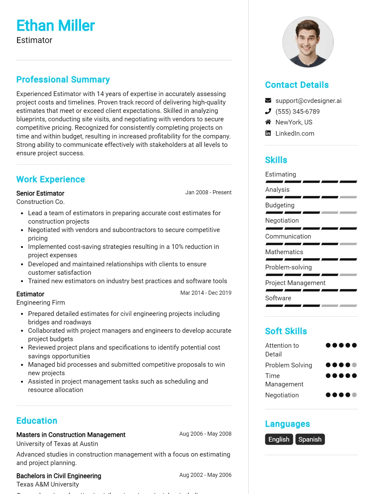 Estimator CV Example