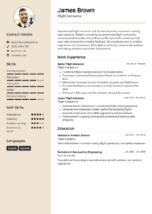 Flight Instructor Resume Example - Flight Instructor Resume Example 214x300 
