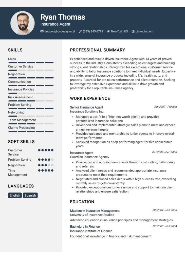 10 Insurance Processor Resume Examples And Templates for 2024 ...