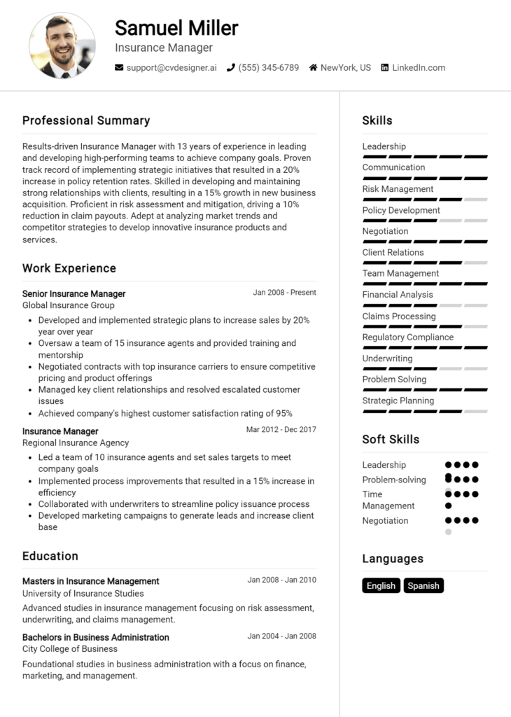 10 Insurance Processor Resume Examples And Templates for 2024 ...