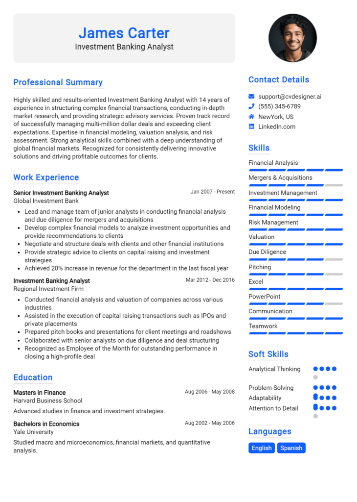 12 Banking Assistant Resume Examples And Templates for 2024 - CVDesigner.ai