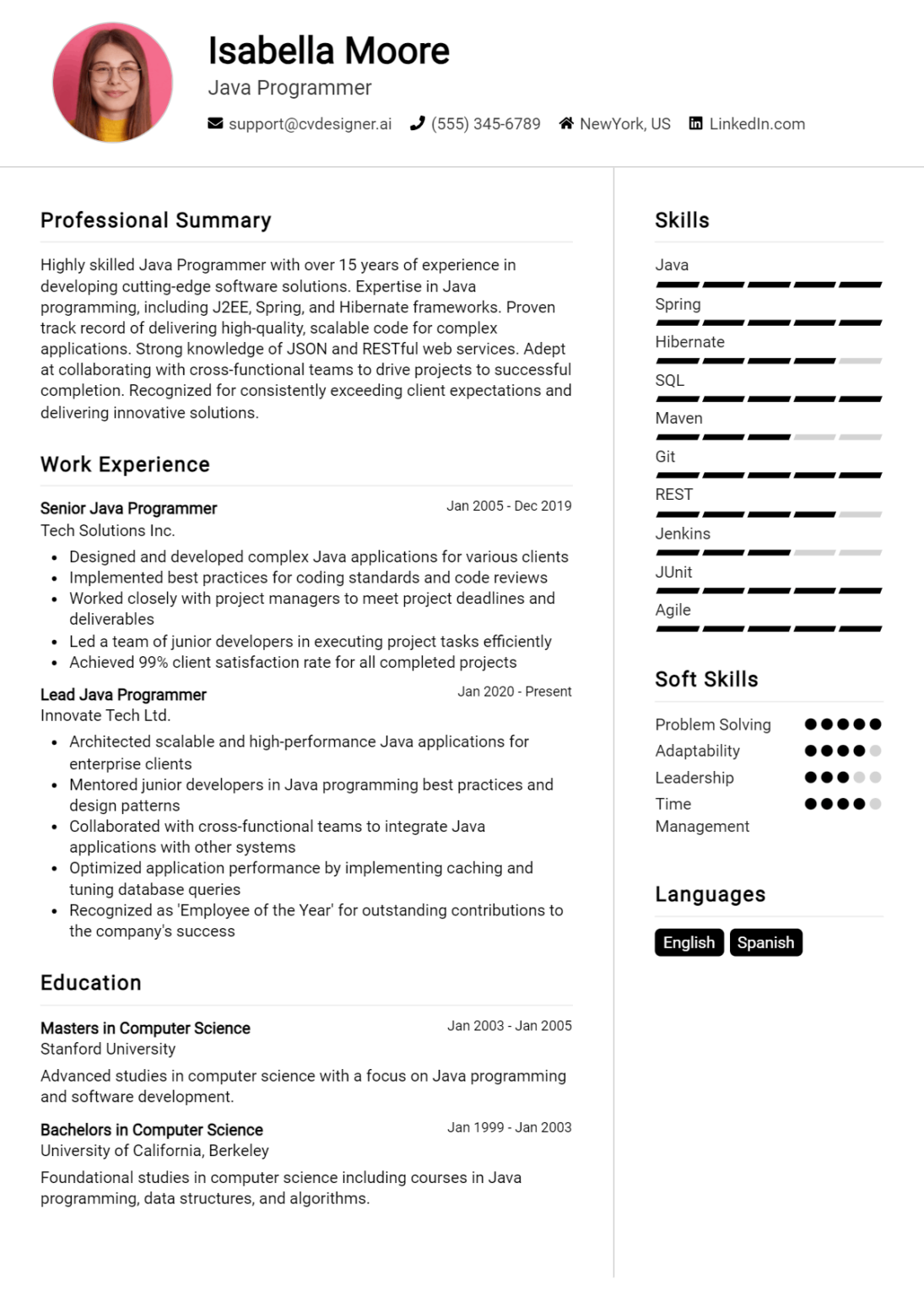 15 Software Programmer Resume Examples And Templates for 2024 ...