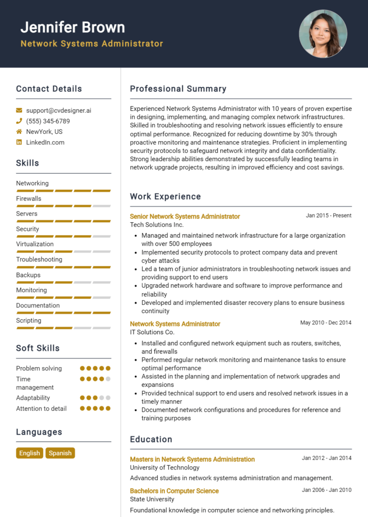 16 System Administrator Resume Examples And Templates for 2024 ...