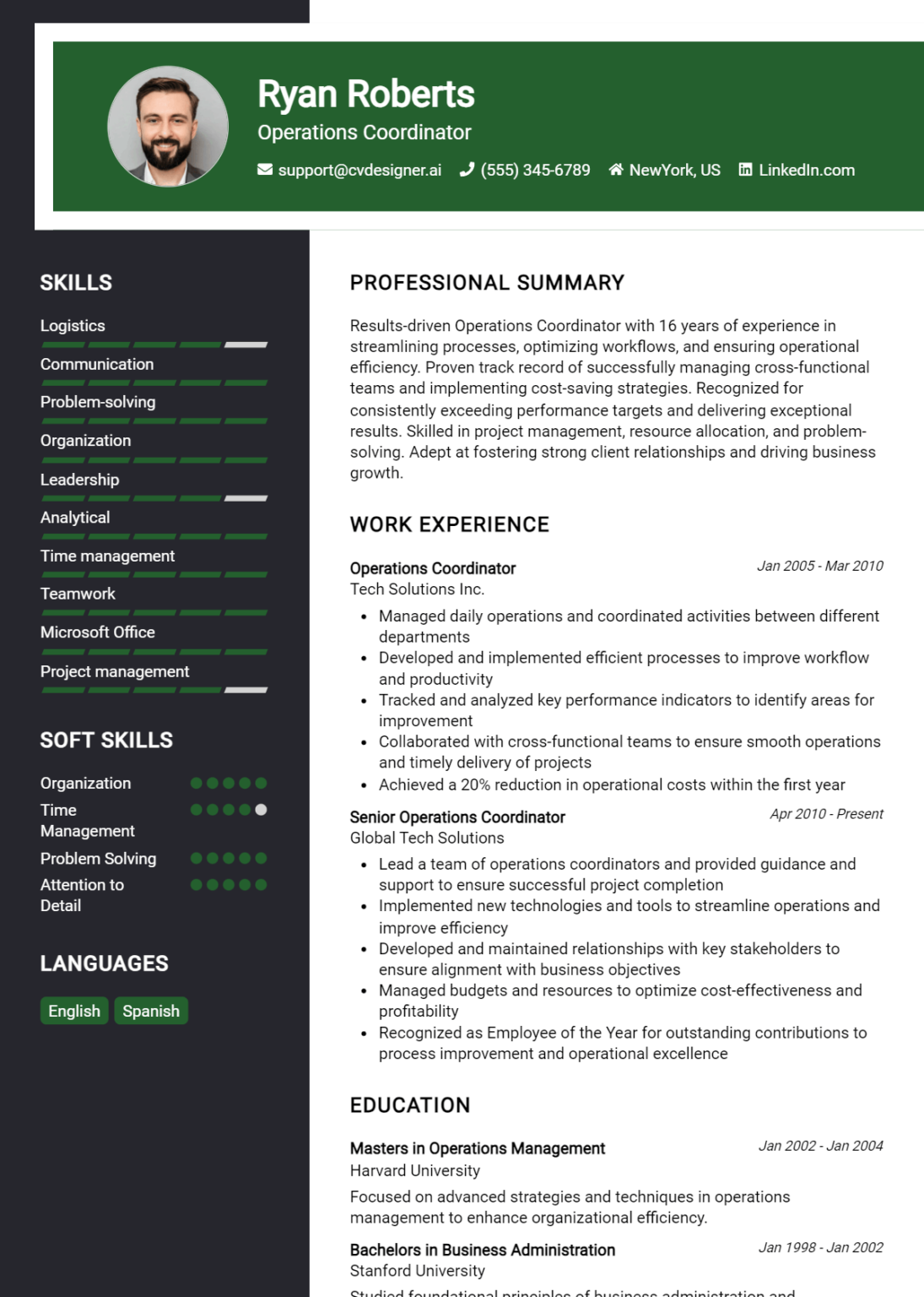 16 Operations Specialist Resume - Operations Coordinator Resume Example 1095x1536 