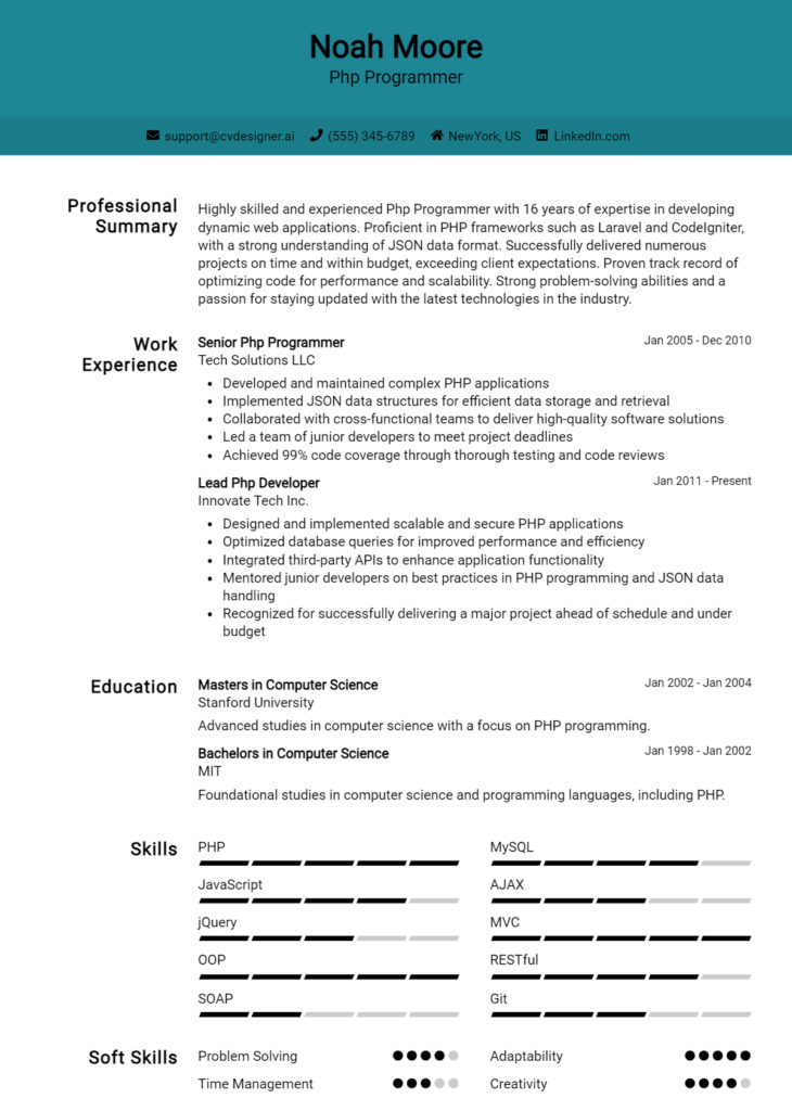 12 Programmer Resume Examples for 2024: Downloadable Templates ...