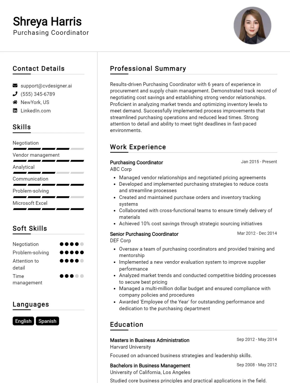 Purchasing Coordinator CV Example For 2024: Top Tips & Samples ...