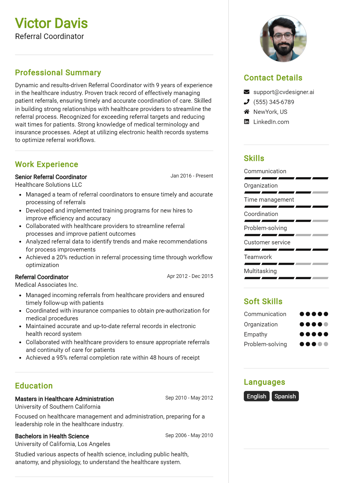 Referral Coordinator Resume Example (1)