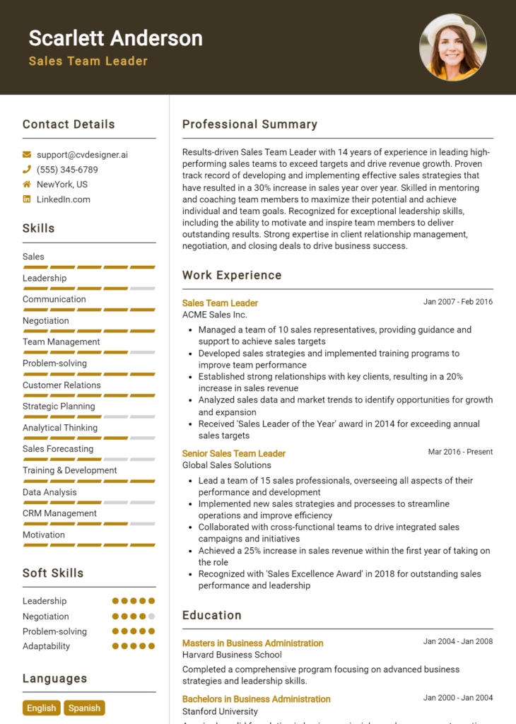 10 Production Team Leader Resume Examples for 2024: Free Samples ...