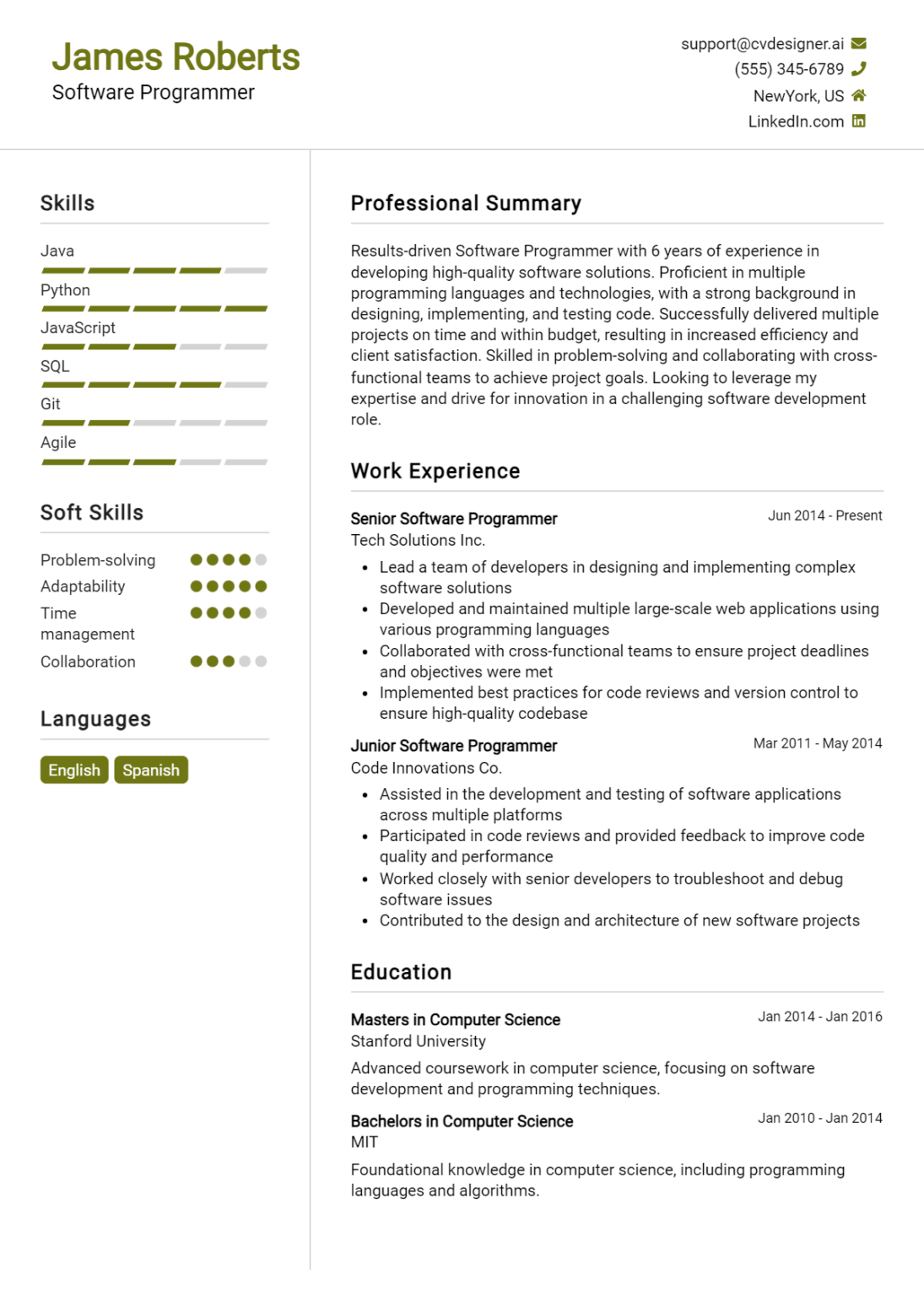 15 Software Programmer Resume Examples And Templates for 2024 ...